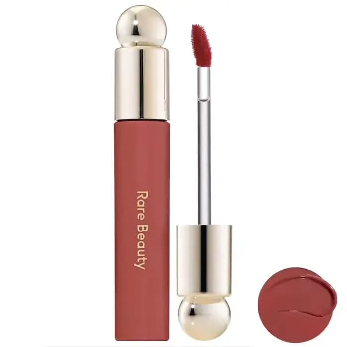 Rare Beauty Huile à lèvres teintée douce 7 couleurs, effet gloss, hydratante, maquillage naturel, co