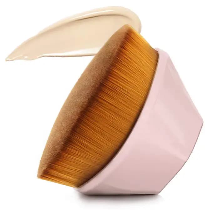 Pinceau de maquillage pour fond de teint liquide et crème BB, incroyablement doux, sans trace, en fi
