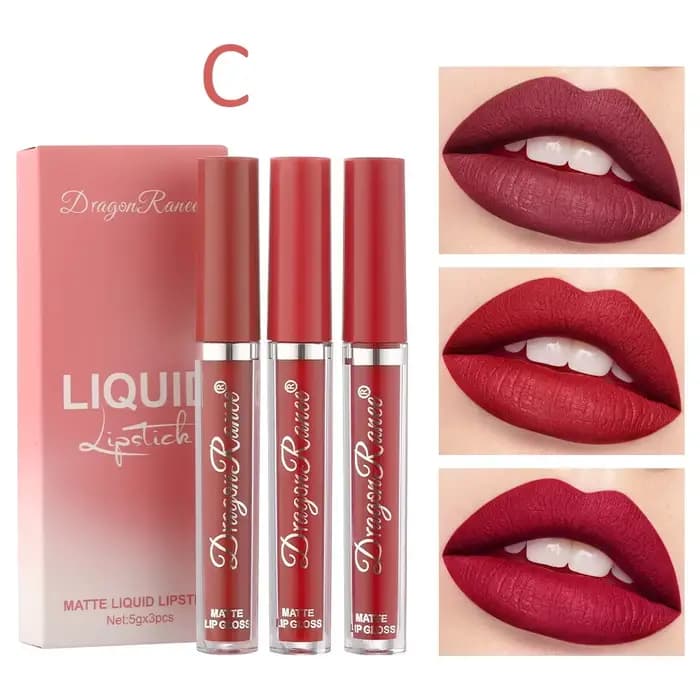 Ensemble de Rouges à Lèvres Liquides, Maquillage Longue Durée pour Femme, Cosmétiques de miles Corée