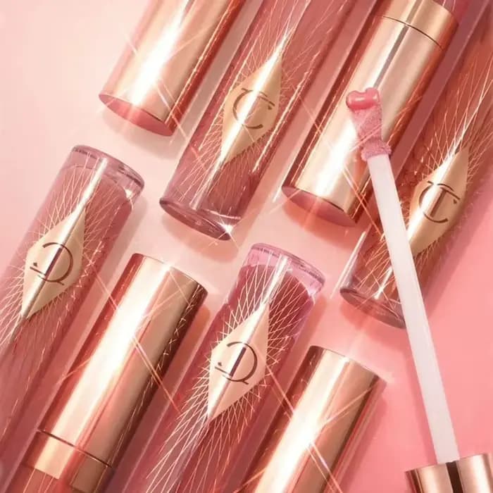 Charlotte Tilbury – Gloss à lèvres hydratant longue durée au collagène, 8 couleurs, avec applicateur