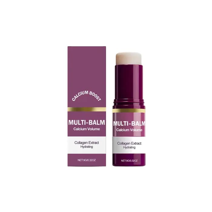 Multi baume Calcium Volume raffermissant peau hydratant nourrissant lissant collagène bâton hydratan