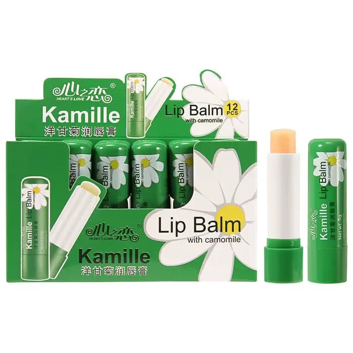 Baume à la camomille pour filles, clair, nourrissant, longue durée, soin des lèvres, étudiants, cade