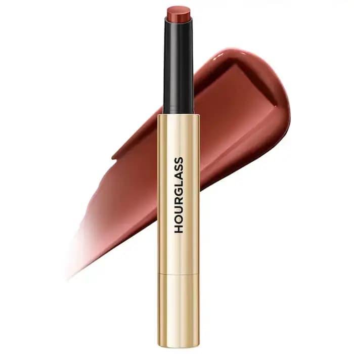 Hourglass Rouge à lèvres et baume brillant volumisant 6 couleurs, tube métallique de luxe avancé, co