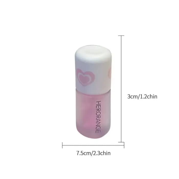 HERORANGE Gloss à lèvres hydratant longue durée, anti-dessèchement, atténue les ridules, effet miroi