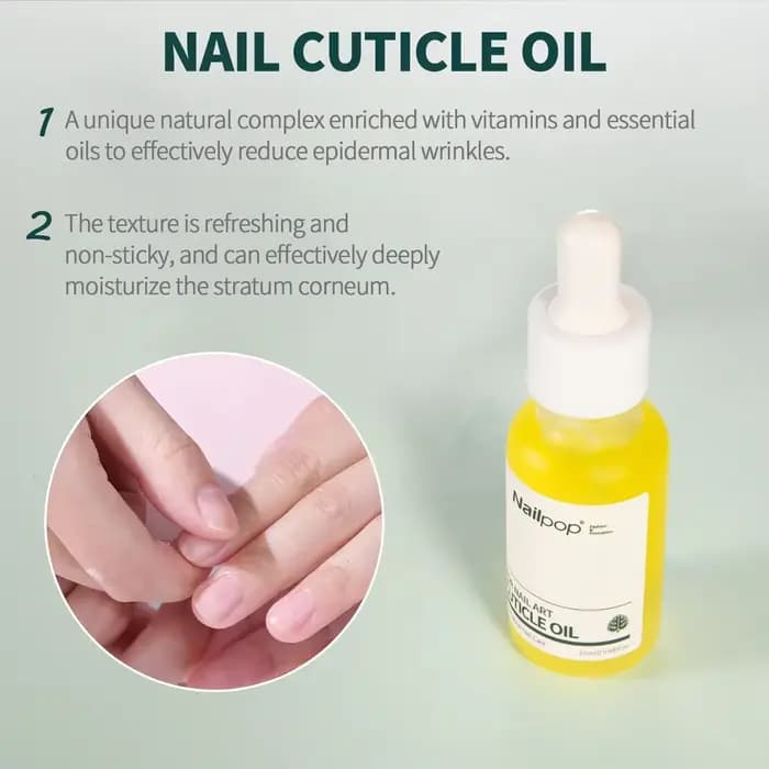 Nailpop dissolvant de cuticules et réparation d'huile de cuticule Kit de soin des ongles traitement 