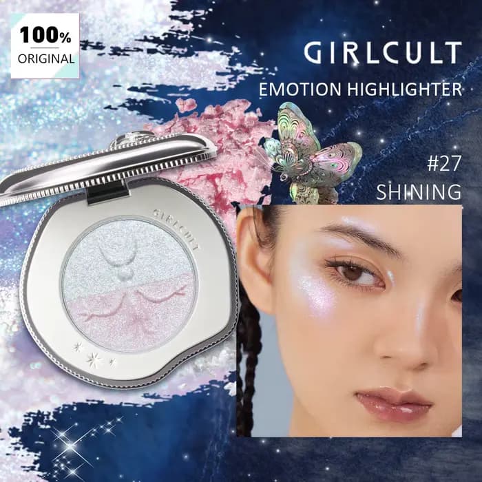 Girlcult Emotion Highlighter 27 Shining, Smooth & Minimal Fallout, Natural Dewy Glow, Shimmering & I