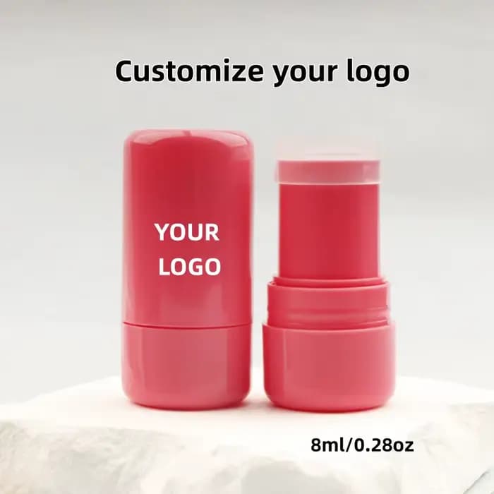 【Logo personnalisé】 50 pièces de tubes à rouge à lèvres ronds personnalisés pour l'emballage de prod