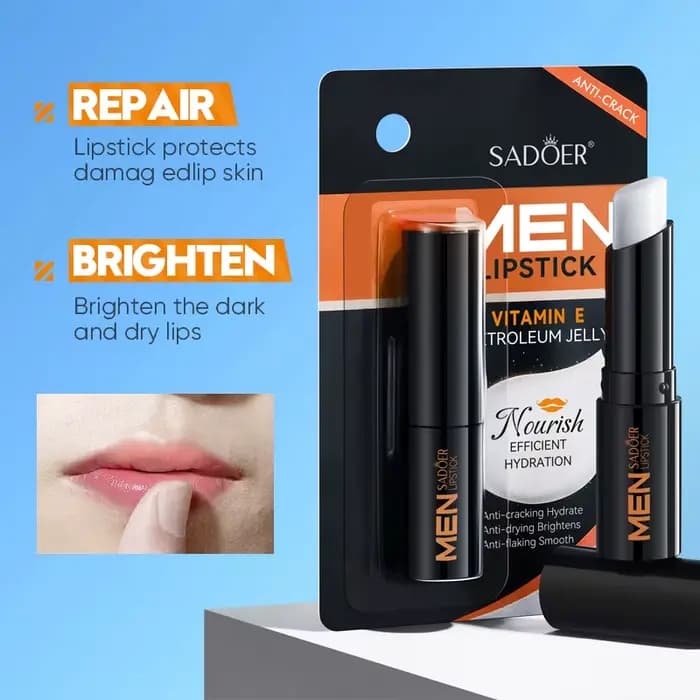 SADOER baume à lèvres pour hommes hydratant Anti fissuration réparation nourrissant