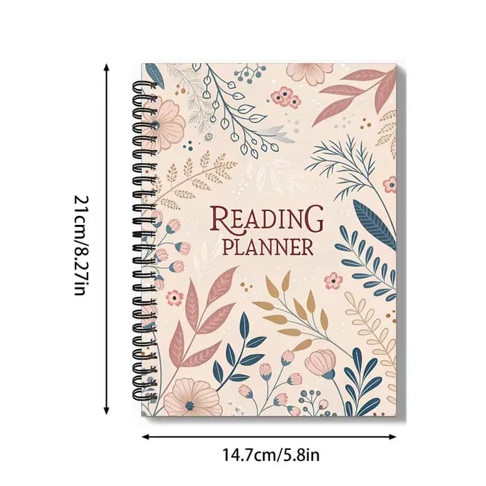 1PC Journal de lecture - Journal de lecture pour les amateurs de livres et les lecteurs, pour surveiller et suivre vos progrès de lecture, journal de lecture, cadeau