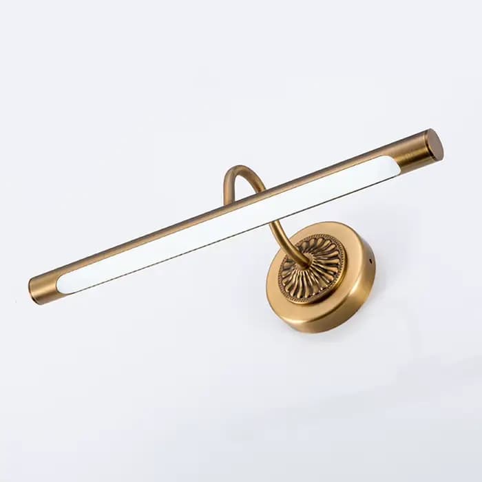 Lampe Led en Bronze rouge pour salle de bains, 8W, 455MM, Europe, or, miroir, chambre à coucher, Dressing, image américaine, éclairage mural