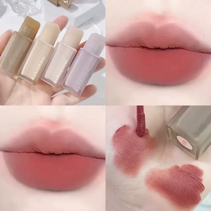 Rouge à lèvres liquide mat rose châtain
