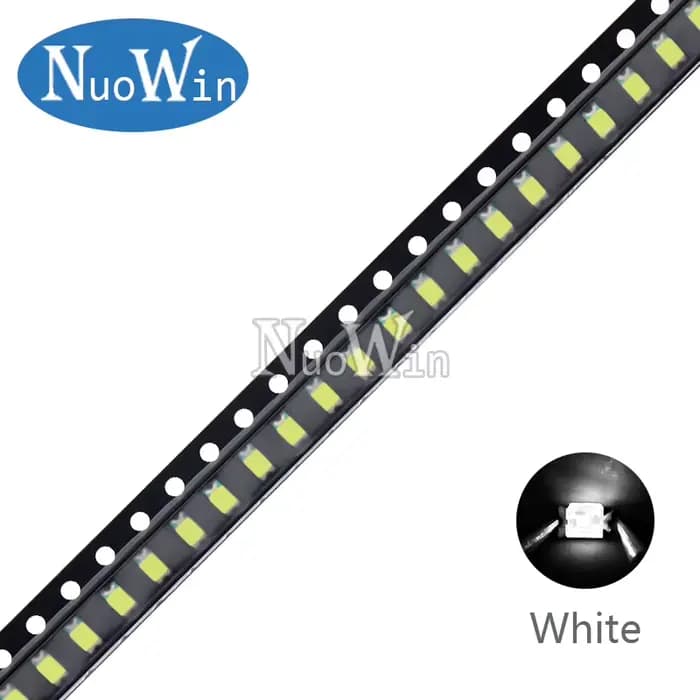 Diode électroluminescente RVB, LED SMD 100, blanc, rouge, bleu, jaune, vert, orange, blanc chaud, rose, violet, 1206 pièces par lot