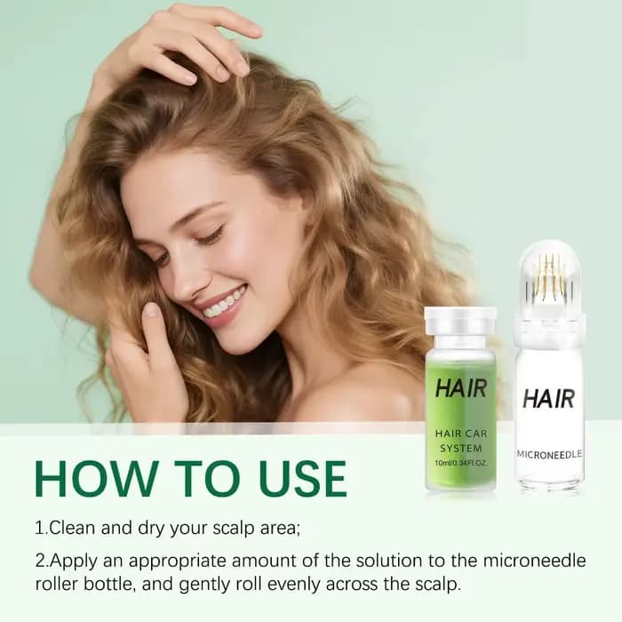 Sérum capillaire doux qui nourrit le cuir chevelu et s'occupe de l'adoucissement des cheveux, soin quotidien du cuir chevelu
