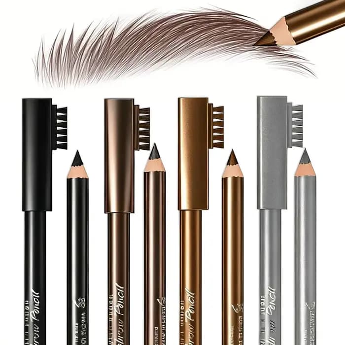 Crayon à sourcils 2 en 1 avec brosse