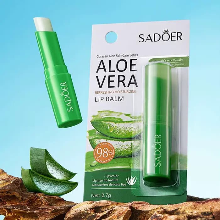 Baume à lèvres à l'aloe vera et noix de coco