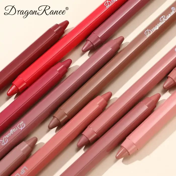 Matte 6 couleurs crayon à lèvres Contour