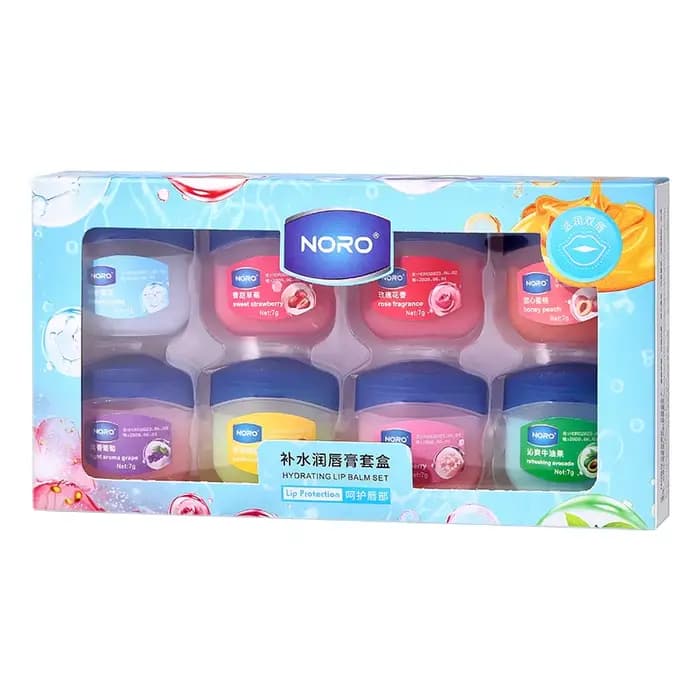 Ensemble de 8 masques hydratants pour les lèvres - fournit une hydratation et un soin longue durée