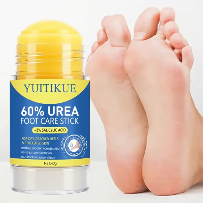Combo de crème d'urée et de baume pour les pieds parfumé à la pêche au 60% – Réparation puissante pour les talons craquelés, hydratant et nourrissant en profondeur.