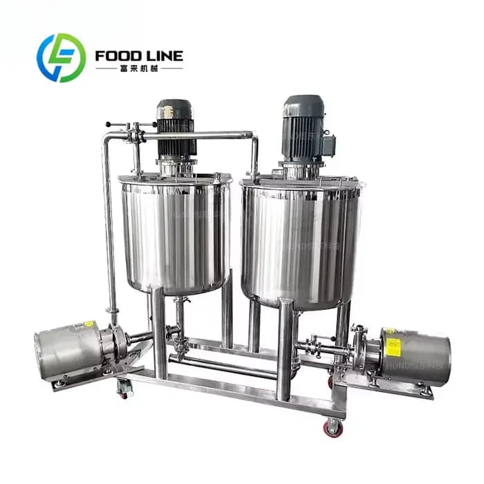 Machine de fabrication de sirop de sucre thermofusible personnalisée de 600 litres, équipement de mélange de molasses de qualité alimentaire, mélangeur industriel en acier inoxydable
