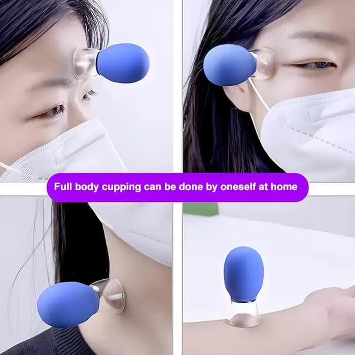 Ensemble de ventouses pour le visage, 2/4 pièces, Massage sous vide pour les yeux, tasse Anti-Cellulite, ventouses en Silicone, thérapie de Massage, lifting de la peau brillante