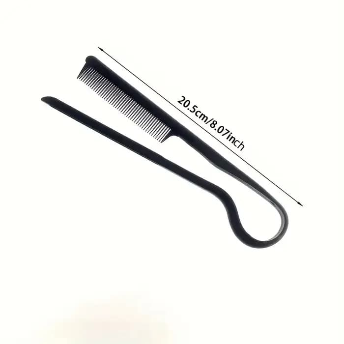 Peigne en V pour cheveux, coiffure, finition, lissage, attelle, outil de coiffure, clip spécial pour perruques