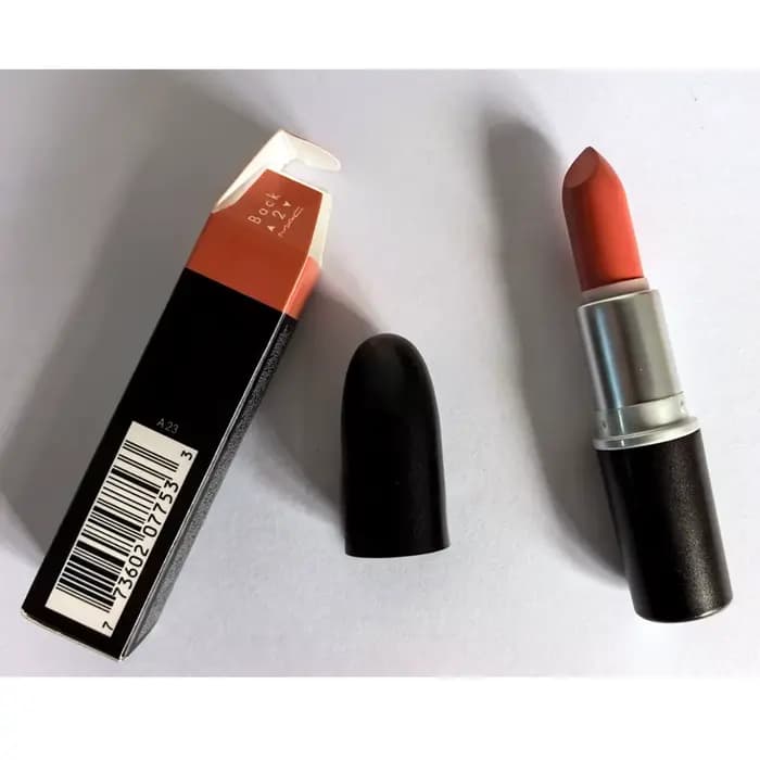 Rouge à lèvres classique de marque en tube aluminium 3g