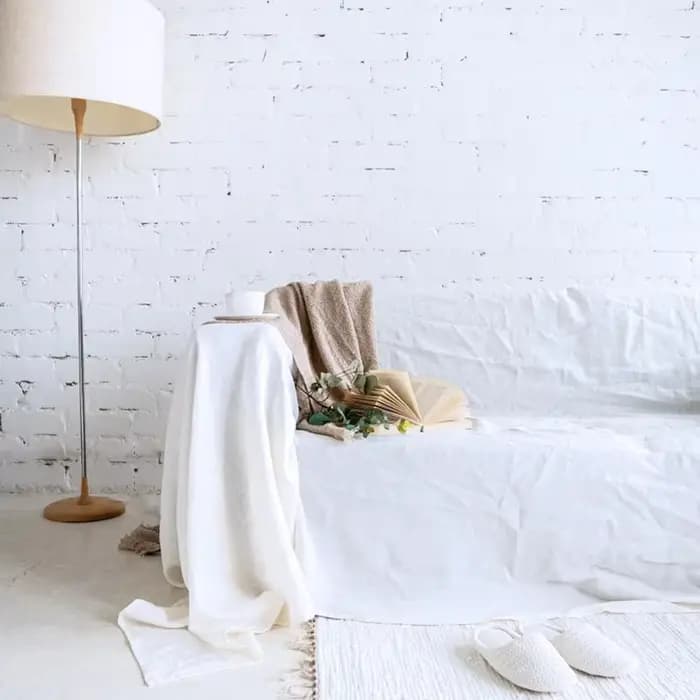 Housse de canapé 100% lin, housse de canapé de qualité supérieure, housse de chaise de canapé douce pour salon chambre à coucher, Textile de maison LOVESEAT
