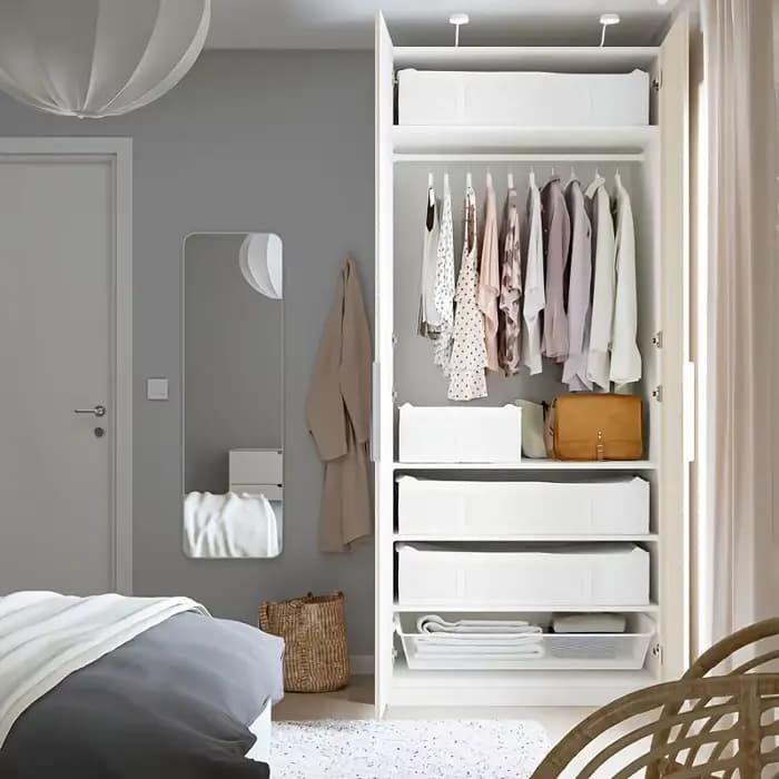 Boîte de rangement pliable pour le dessous du lit avec couvercle à fermeture éclair scellée, utilisation optimisée de l'espace sous le lit de la chambre