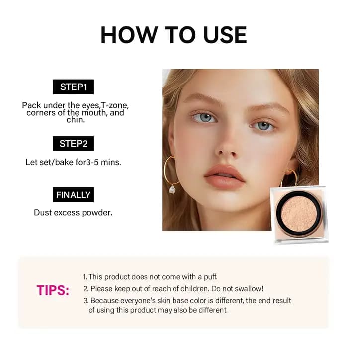 Adt Baking and Setting Powder Maquillage