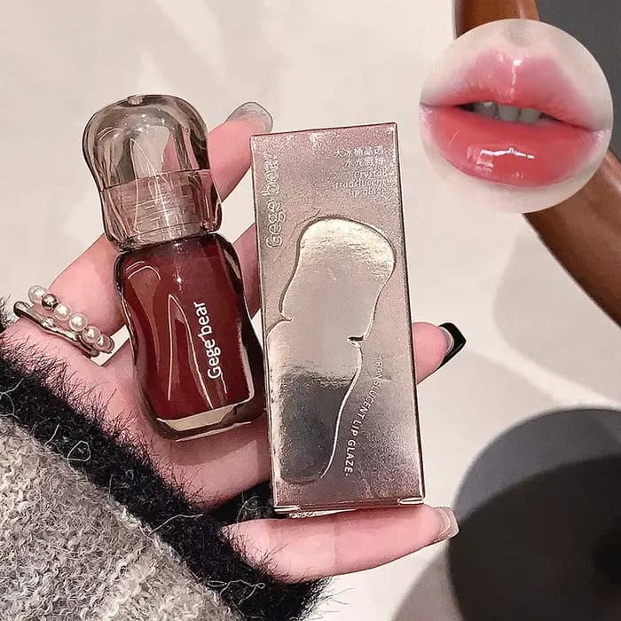 Teinte pour les lèvres Gege Bear Crystal Gloss – Formule hydratante automne/hiver