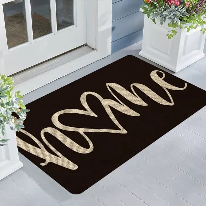 [Paillasson lavable] Paillasson de bienvenue lavable en machine avec motif de design pour la maison, convient pour la salle de bain, le salon, la chambre à coucher, la cuisine