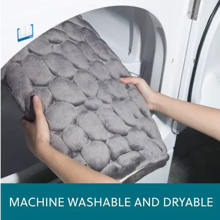HOBathtub-Tapis lavables à absorption d'eau, Non-ald Floor Lea, Polymères de bain, Doorvirus, Aile Blestone, Gaufré