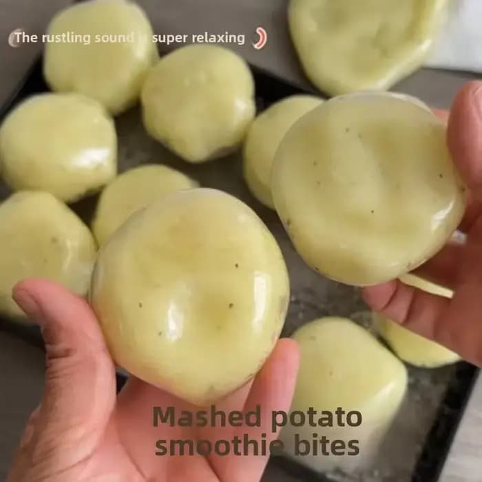 Jouet anti-stress réaliste en forme de purée de pommes de terre en vaseline, fait main, doux, amusant, pour la décompression, décoration de la maison, cadeaux