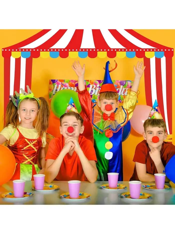 Bannière de fond de scène de cirque pour fête d'anniversaire, décoration de fête, toile de fond photographique pour soirée de cirque