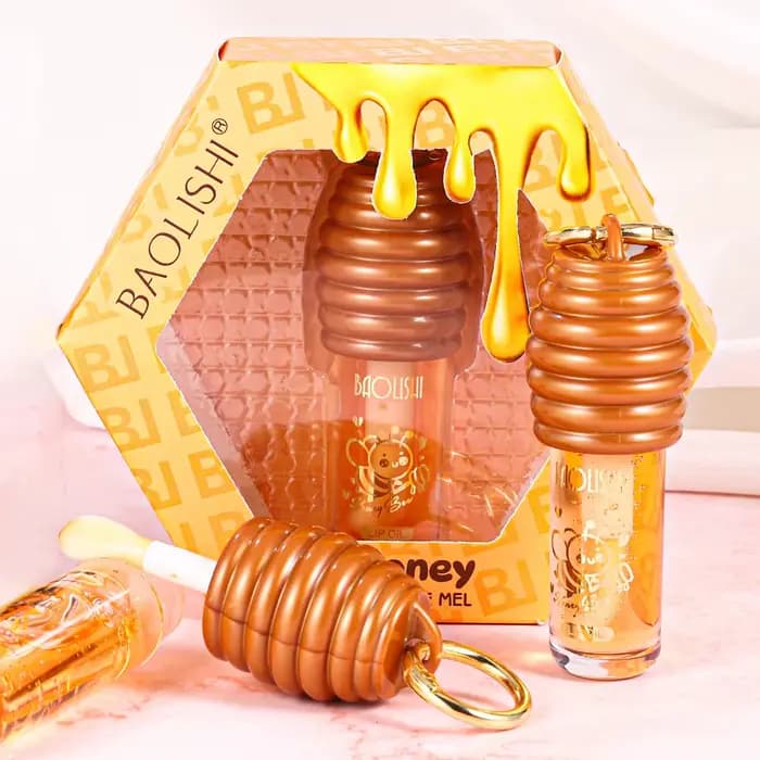 Honey Beauty Cosmetics Lip Ink Gloss Labial Lips Moisturizer Jelly Lipstick Bright Oil Moisturizing Balm Big Lip Brush