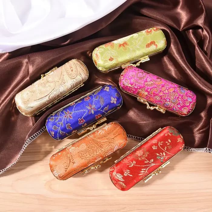 Boîte de rangement pour rouge à lèvres avec miroir pour femme