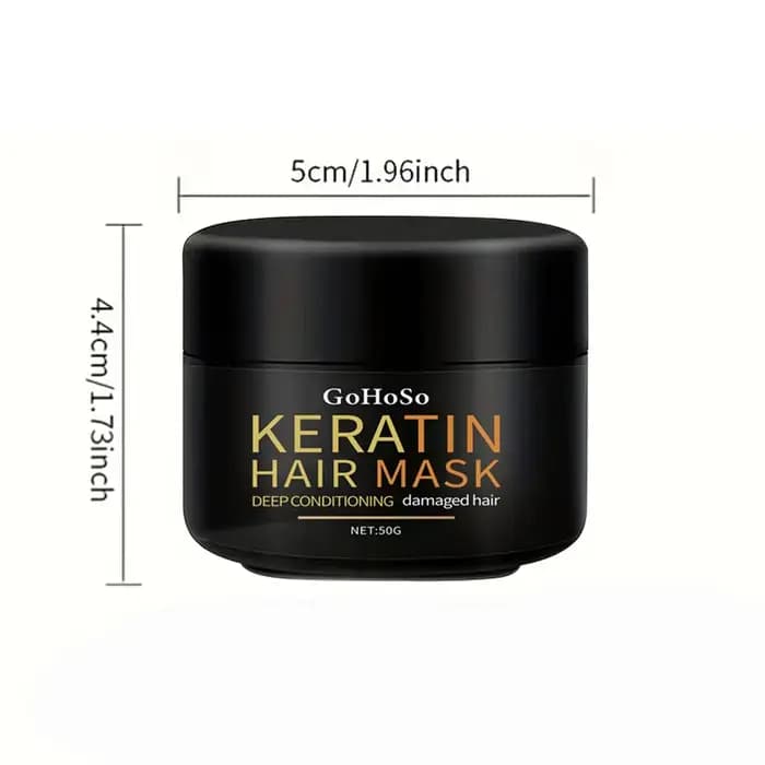 ENVISHA – masque capillaire professionnel à la kératine, soin nourrissant en profondeur, réparation des cheveux endommagés, restauration de la brillance, adapté à tous les Types de cheveux