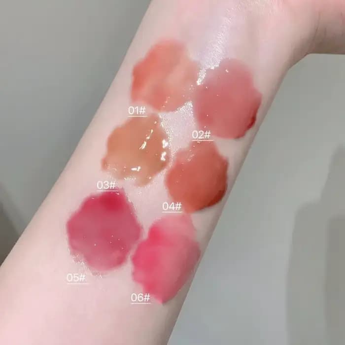 Huile à lèvres rouge Rose
