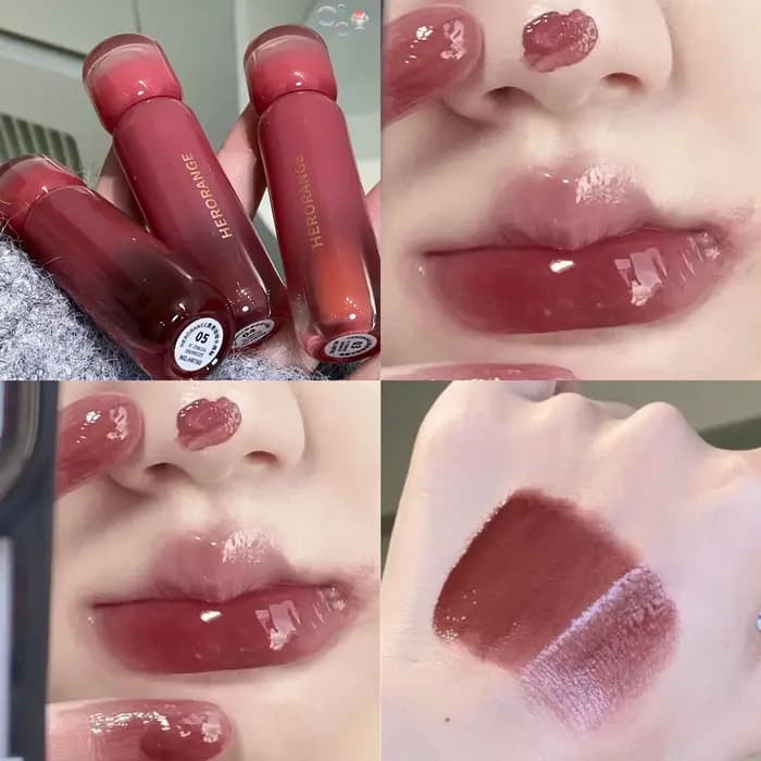 Vernis à lèvres rouge violet raisin fumé