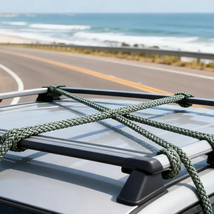 Corde domestique de 8 mm de large et de 10 m de long, solide à noyau unique, adaptée au camping et à la randonnée en plein air