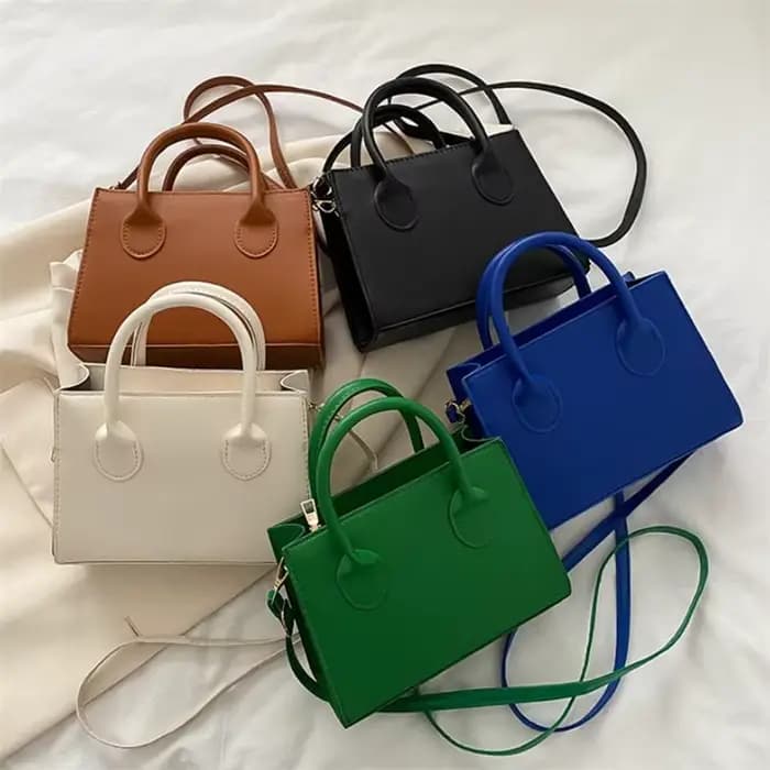 Sac à main carré tendance pour femmes, Mini sac à bandoulière Simple, sac à bandoulière minimaliste à poignée supérieure, sac à main de couleur unie de styliste