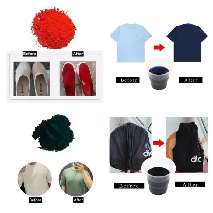 Peinture pour tissu 10g/20g/50g, colorant noir/rouge/jaune pour vêtements, teinture textile, peinture de rénovation pour vêtements