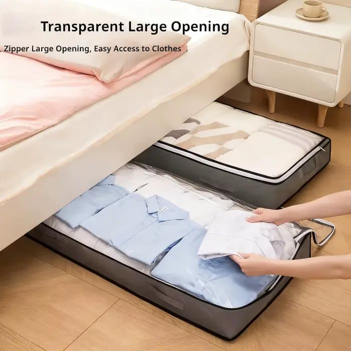 Sac de rangement sous le lit, organiseurs et bacs de rangement pour placard, sacs de rangement pliables sous le lit, organiseur de t-shirts sous le lit