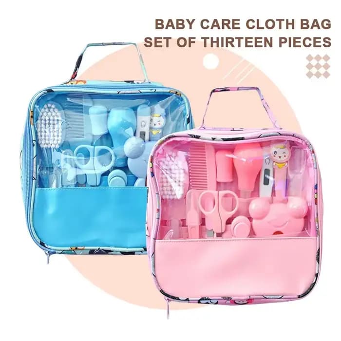 Ensemble de soins pour bébé, kit de soins de sécurité pour nouveau-né avec coupe-ongles, peigne à cheveux, aspirateur nasal