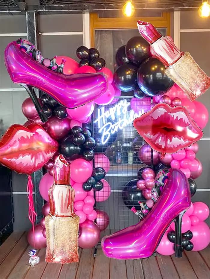 Rouge à lèvres rose de taille moyenne pour fille