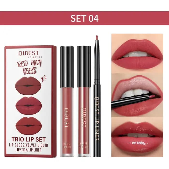 QIBEST – Ensemble de maquillage pour les lèvres