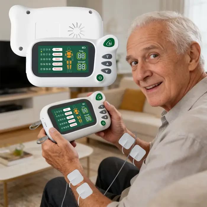 Masseur corporel numérique à impulsions douces, 20 modes, pour le soin apaisant du corps, appareil de massage domestique, stimulation des points d'acupuncture, relaxation musculaire