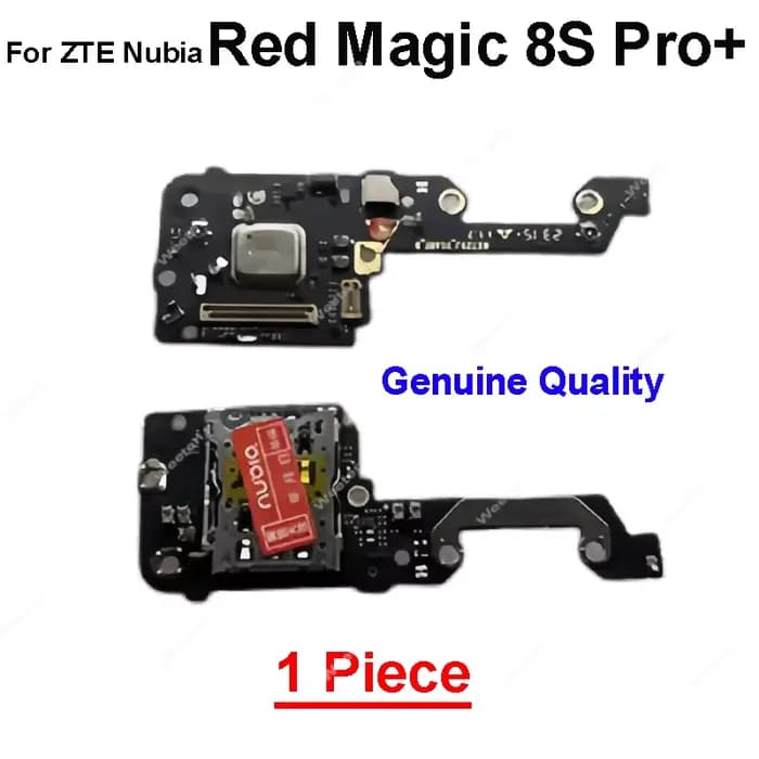 Pour ZTE Red Magic 10 9 9S 8 8S Pro Plus NX729J NX769J NX789J : Plateau de carte SIM et microphone – Composant fiable pour réparation de téléphone