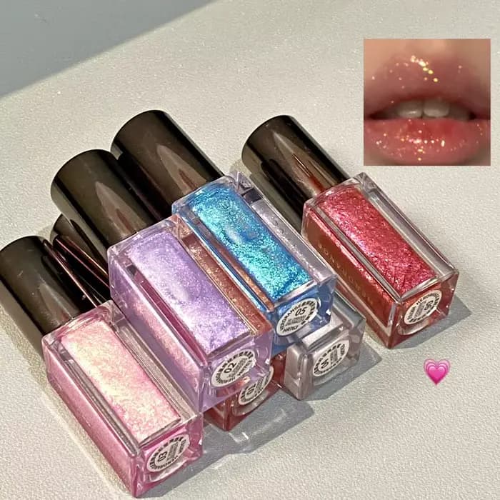 Gloss à lèvres Herorange Star Shine Glitter
