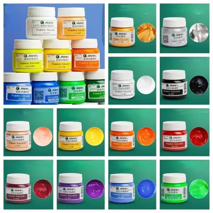 Pigments textiles créatifs, 50ml, bricolage, chaussures Graffiti peintes à la main, vêtements en Fiber, peinture imperméable sans couleur pour perte